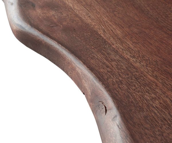 Stolová doska Edge 180x90 cm XL Akácia hnedá - Image 4