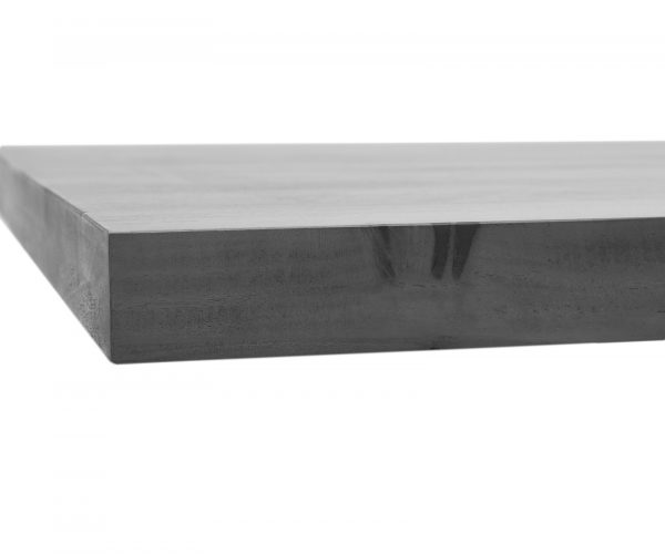 Jedálenský stôl Edge 200x100 XL akácia hnedý kov šikmý - Image 5
