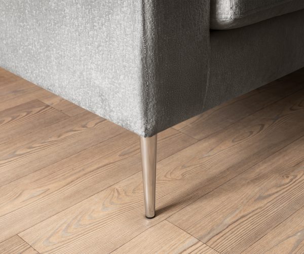 Rohová pohovka Marla 285x140 cm chenille taupe ľavý chaiselongue - Image 5