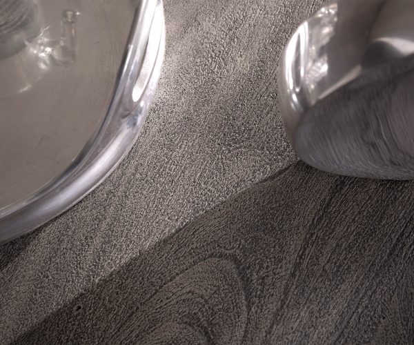 Jedálenský stôl Indra 140/240x90 cm platina akácia rozkladací - Image 4