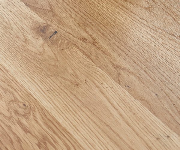 Jedálenský stôl Edge 300x100 cm prírodný dub šikmý rám kov čierny - Image 3