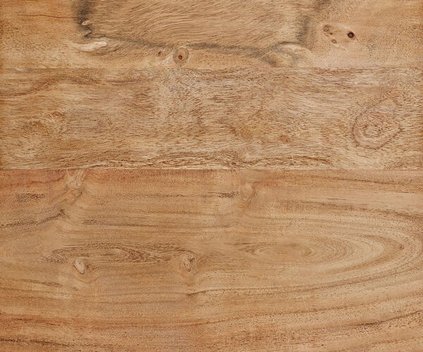 Jedálenský stôl Edge 200x100 S prírodná akácia, čierny rám na lyžinách - Image 3
