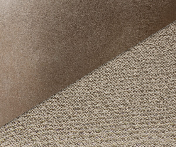 Barová stolička Clea-Flex kovový rám na klzákoch čierny materiál-mix taupe jadro s taštičkovými pružinami - Image 5