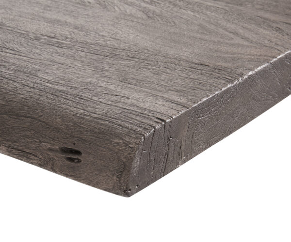 Jedálenský stôl Edge 300x100 XL Akácia Platinum Nehrdzavejúca Oceľ Úzky Live - Image 3