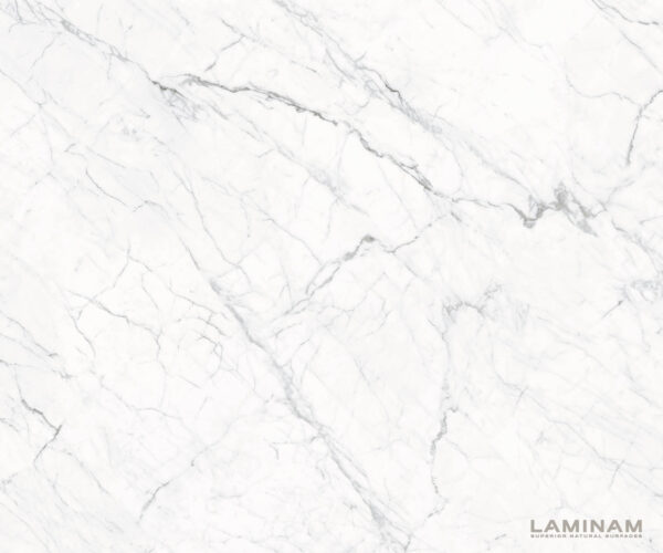 Jedálenský stôl Edge 200x100 cm keramika Laminam® Statuarettio white v tvare lode, široký rám z nehrdzavejúcej ocele - Image 5