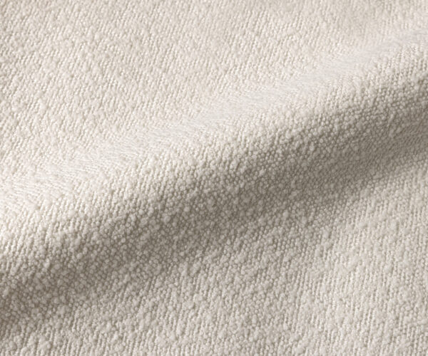 Čalúnená posteľ Perlla 180x200 cm bouclé krémovo-biela - Image 3