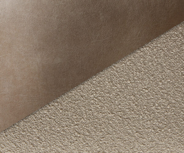 Jedálenská stolička Nela-Flex zmiešané materiály taupe, krížová základňa grafit, otočné o 360°, funkcia hojdačky - Image 3