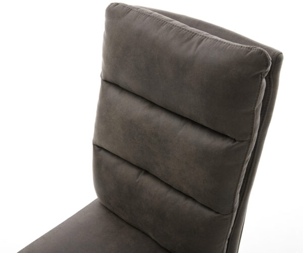 Jedálenská stolička Pela-Flex antracit vintage konzolová plochá nerezová oceľ - Image 4