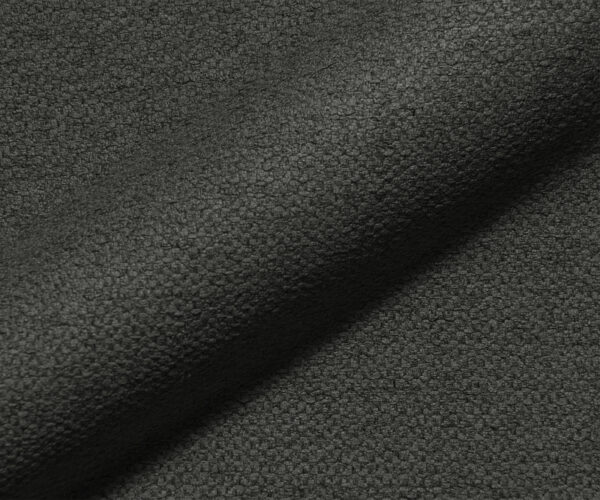 Jedálenská stolička Elda-Flex textilný materiál antracitový, 4-nohá zúžená čierna - Image 3