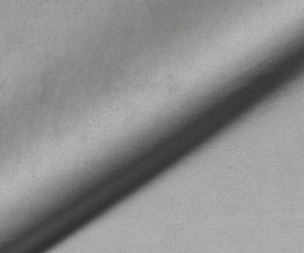 Jedálenská stolička Abelia-Flex s opierkami zamat sivá krížová podstava zúžená nerezová oceľ - Image 3