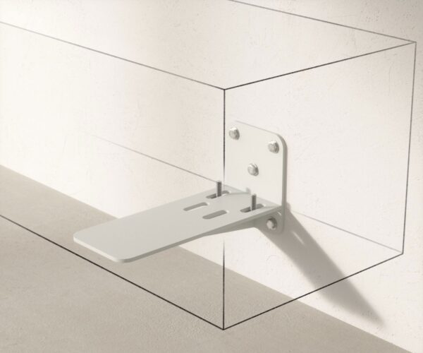 TV stolík New Live-Edge 145 cm akácia prírodná 3 dvierka závesný - Image 7