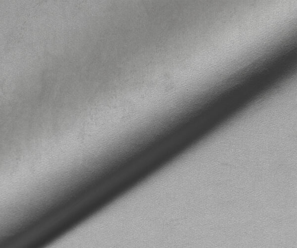 Jedálenská stolička Lelio-Flex krížový rám z brúseného nerezového ocele, zamatová sivá, otočná o 180° - Image 3