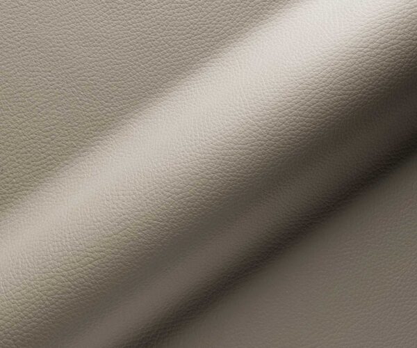 Jedálenská stolička Heira-Flex 4 nohy zúžené kovové čierne pravá koža taupe jadro s vreckovými pružinami - Image 3