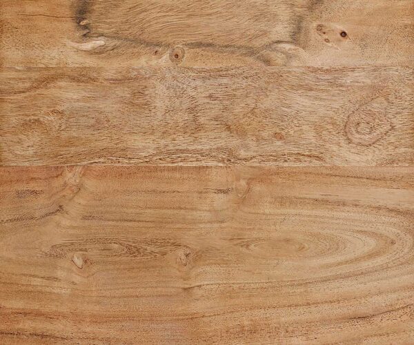 TV stolík Stonegrace 240 cm akácia prírodná 4 dvierka podstava oválna kov čierna - Image 5