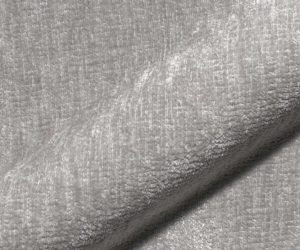 Jedálenská stolička Zoa-Flex krížová konštrukcia kužeľová nehrdzavejúca oceľ chenille strieborno-sivá otočná o 180° - Image 3