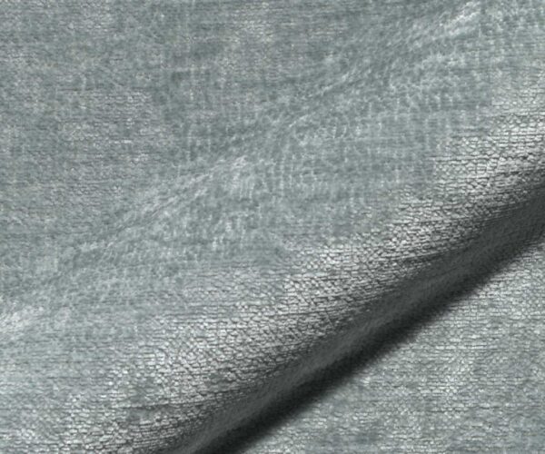 Jedálenská stolička Abelia-Flex s podrúčkami, krížová kovová konštrukcia, široké, biele, chenille pastelovo modré, otočné o 360° - Image 3