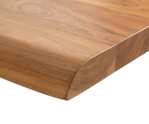 Jedálenský stôl Edge 300x100 XL Akácia Prírodná Nerez Úzka Živá - Image 4